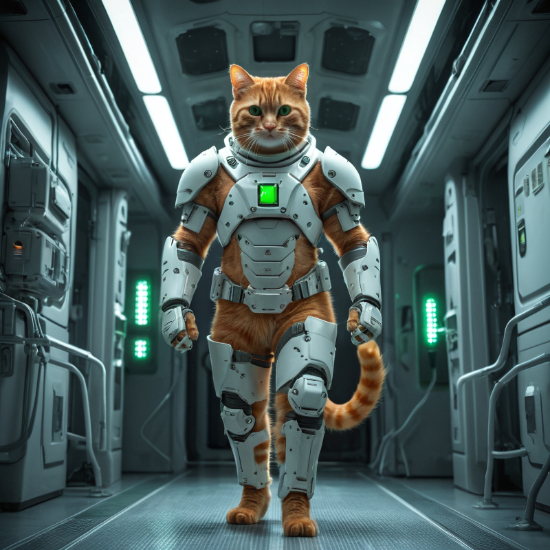 Sci-fi cat medic